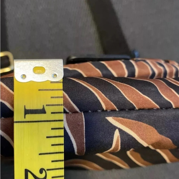 Franco Sarto Multi Color Striped Crossbody Bag Zipper Travel Pockets Purse - Picture 10 of 11